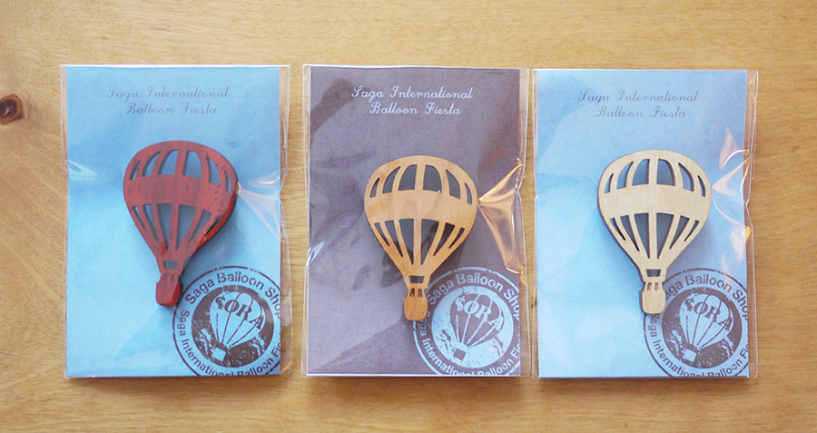 saga international balloon fiesta souvenir cute おみやげ　かわいい　ブローチ