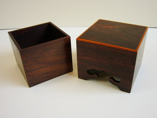 将棋　駒箱　コマ箱　銘木　